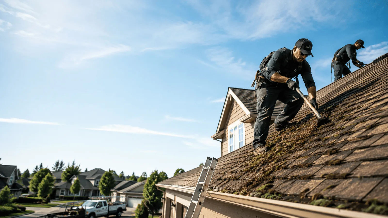 Roof Moss Removal in Oklahoma near me